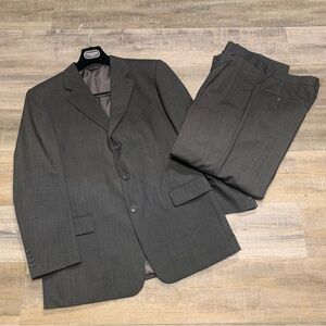 Ferretti Uomo Mens Suit Blazer 42R Pants 36 X 30 Two Piece Set